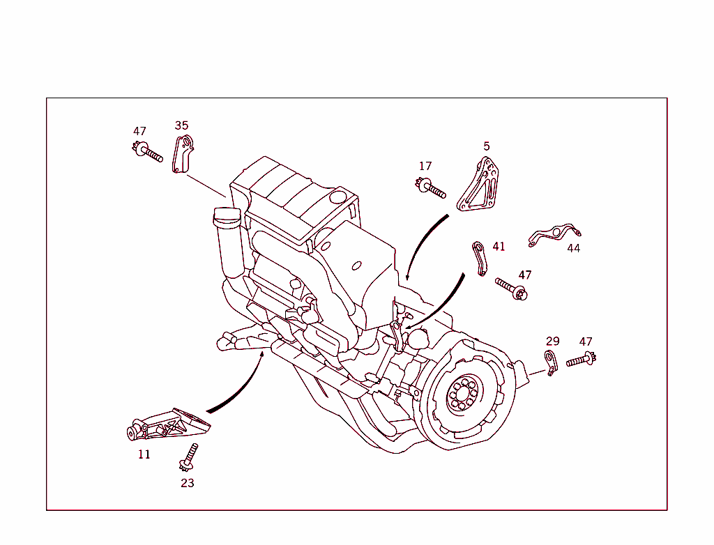 Engine Supports And Attachment Parts