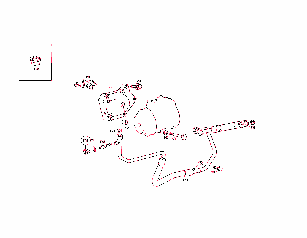 Refrigerant Compressor Attachment Parts