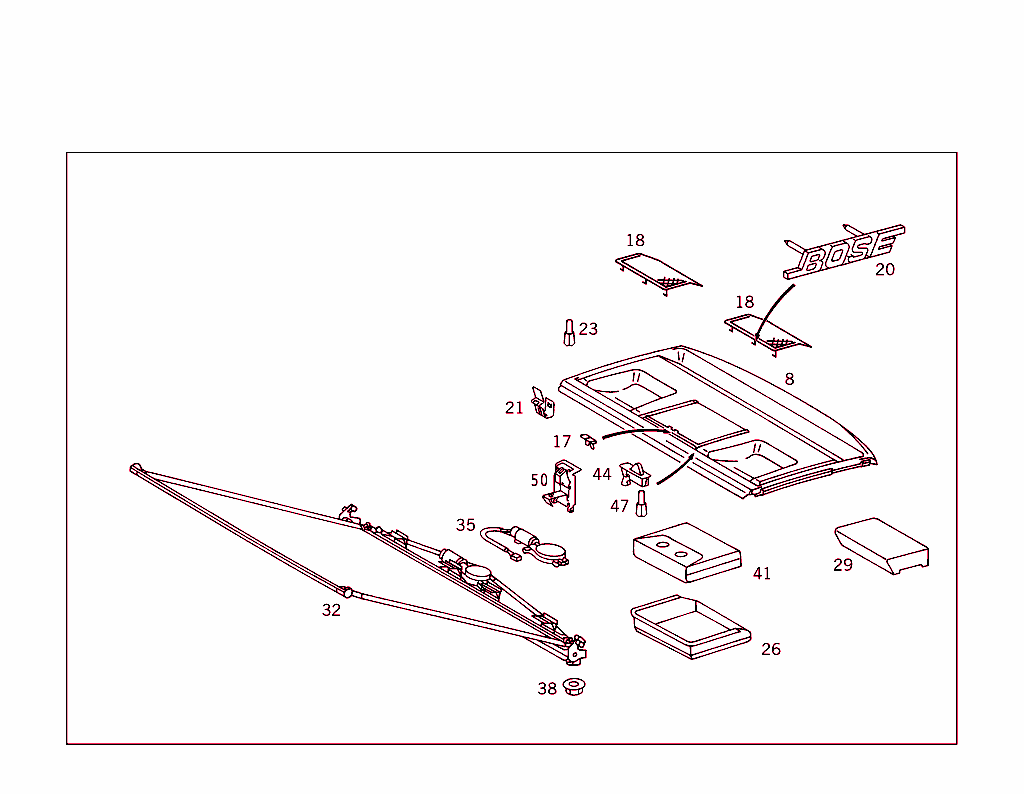 Hat Tray,Roller Blind,First Aid Box