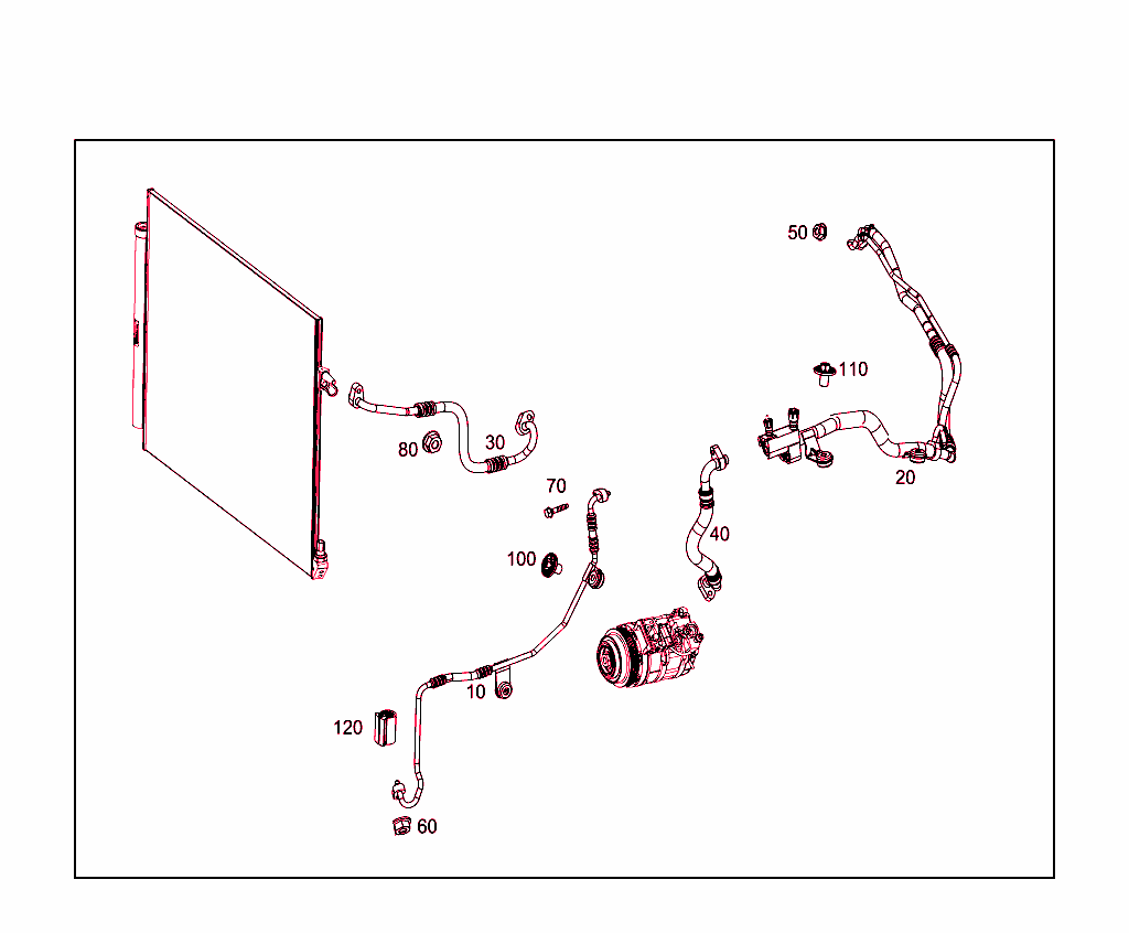 Refrigerant Line Arrangement