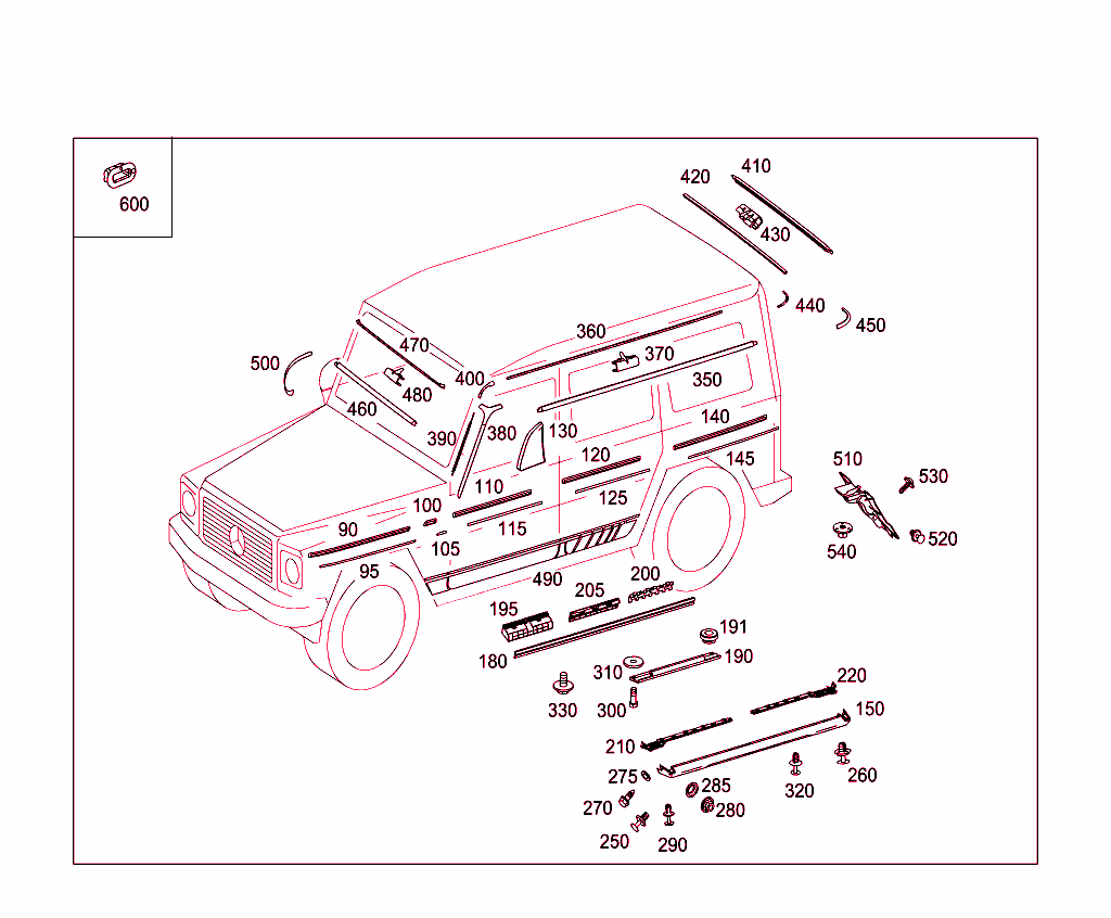 Outside Attachment Parts