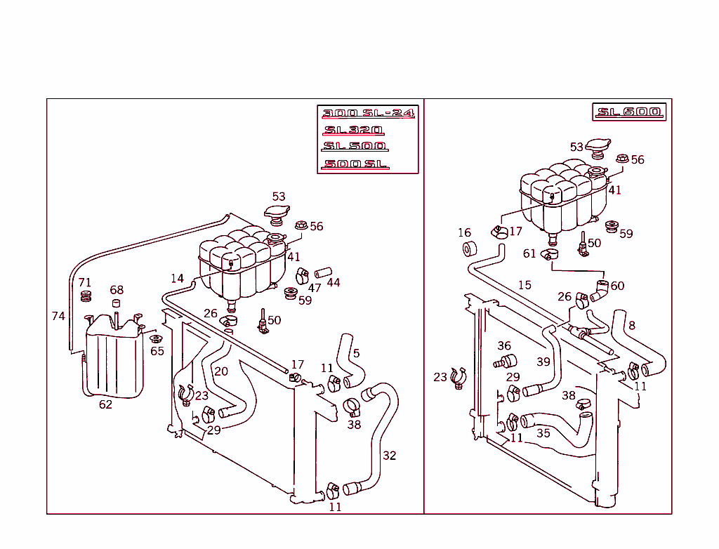 Expansion Tank,Mounting And Hoses