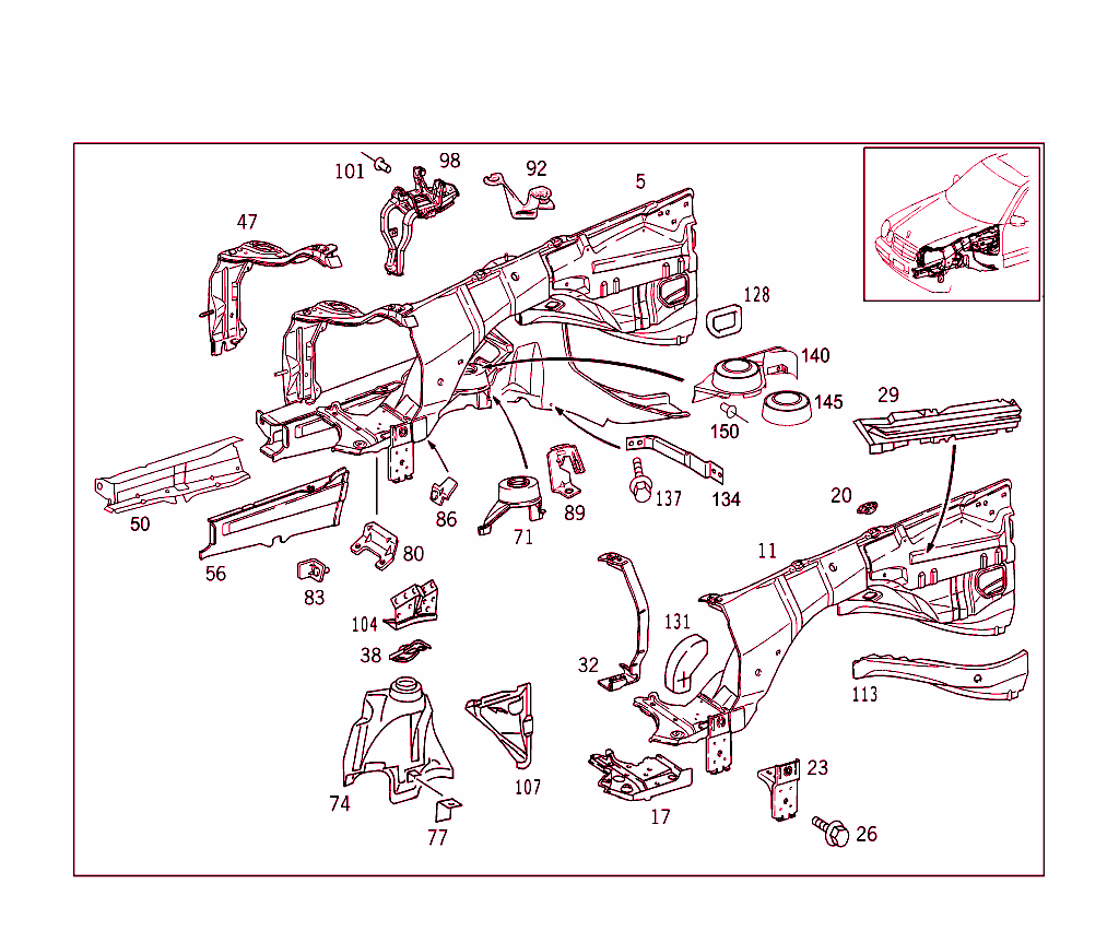 Wheelhouse,Front Subframe