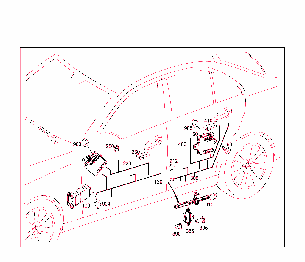 Door Wiring Harness And Door Cont.unit