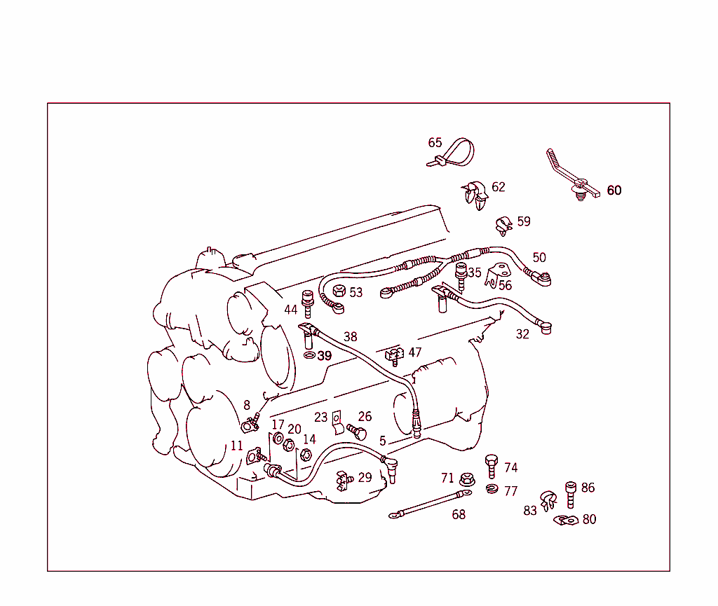 T.d.c. Sender Unit,Position Sender Unit,Knock Sensor,And Ground Strap