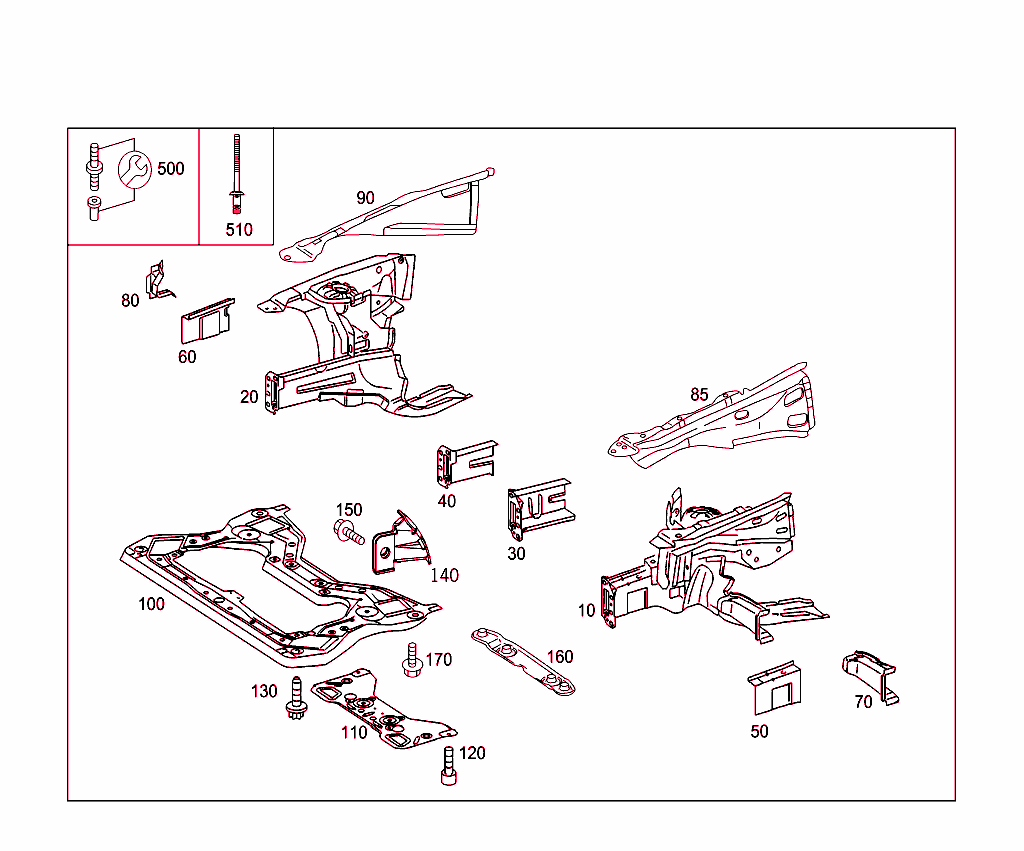 Wheelhouse,Front Subframe