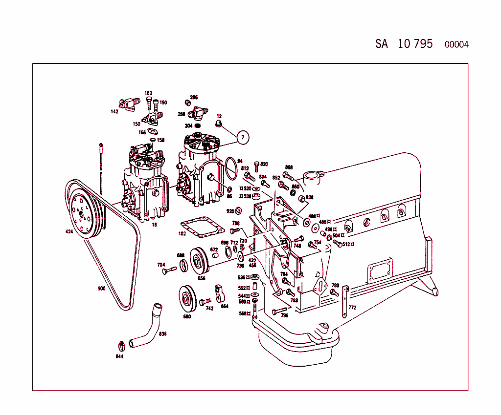 Refrigerant Compressor With Support
