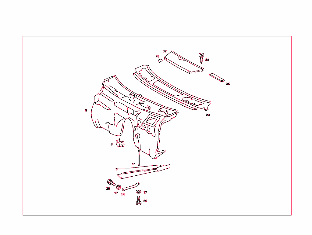 Fire Wall And Connection Parts