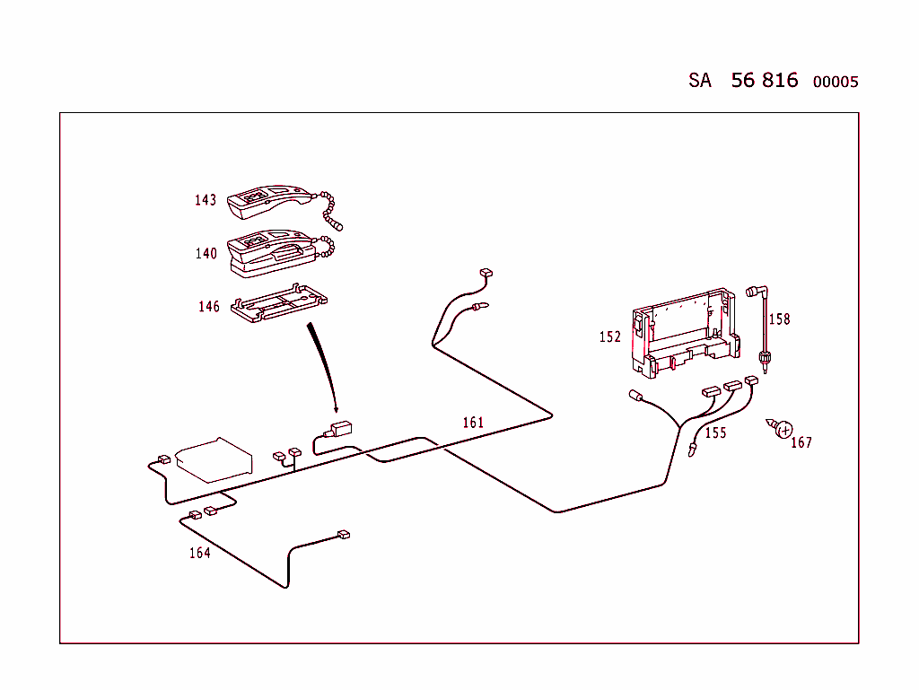 Autotelephone Installation Parts (For Types 129,140 See Standard Version)