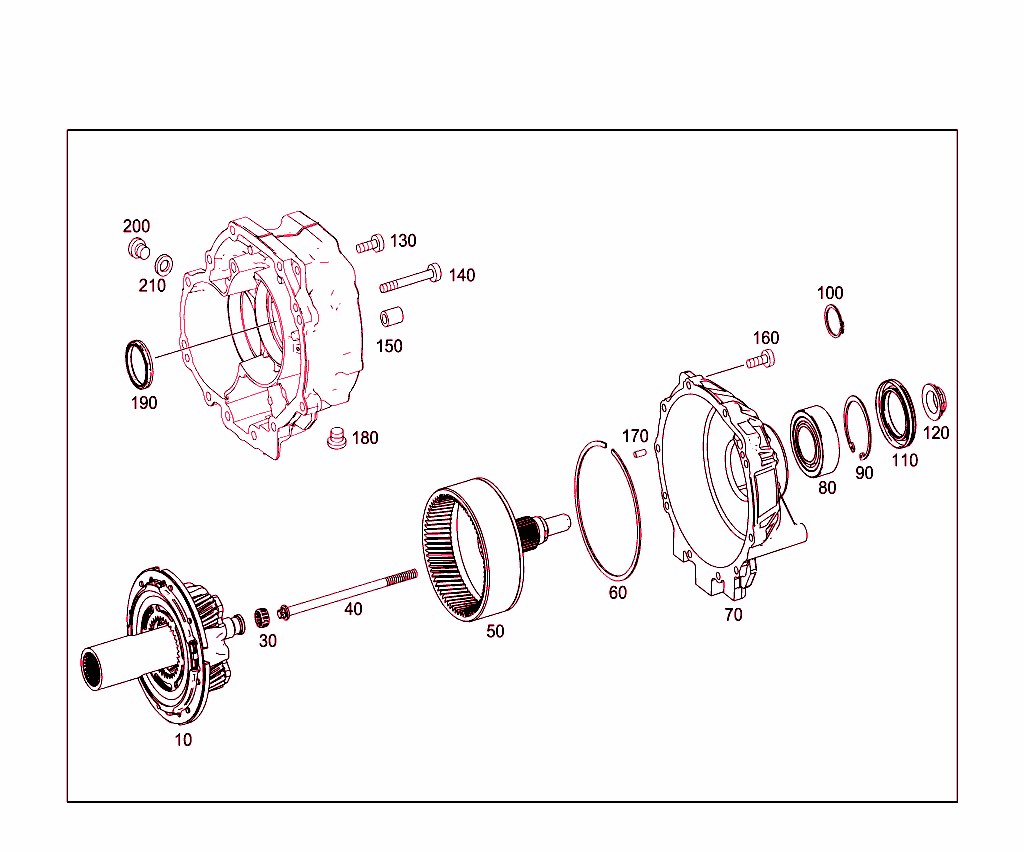 Transfer Case Interior Parts