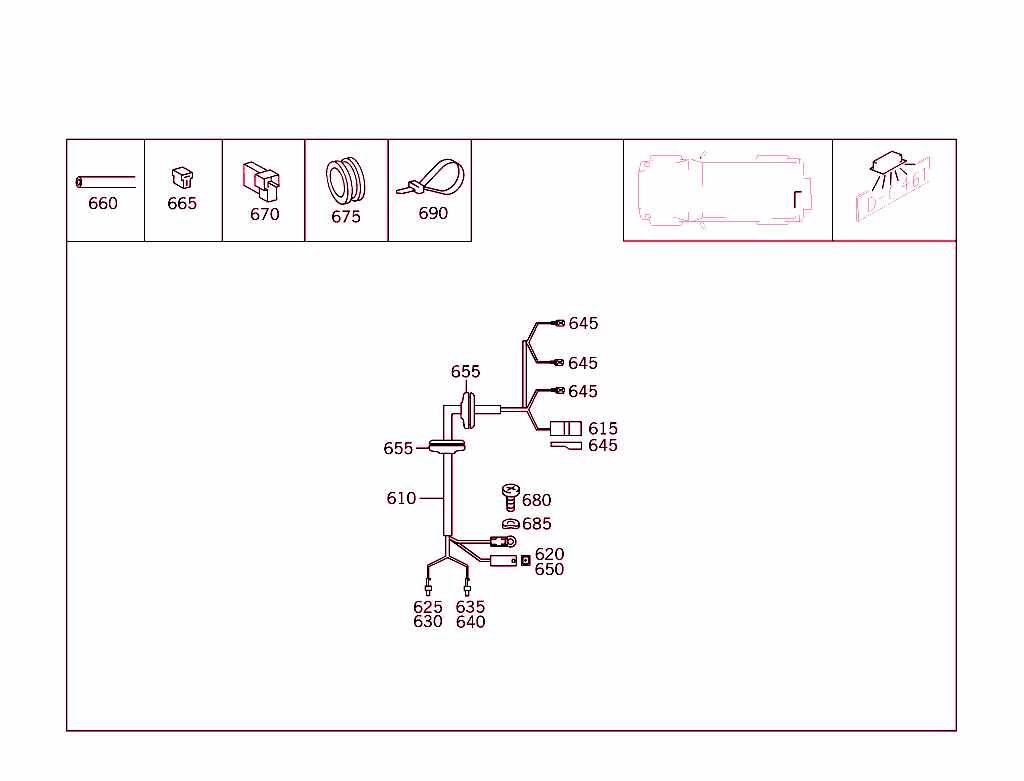 Tail Lamp Cable Harness