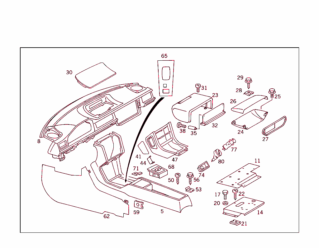 Special Vehicles Instrument Panel And Housing With Tray