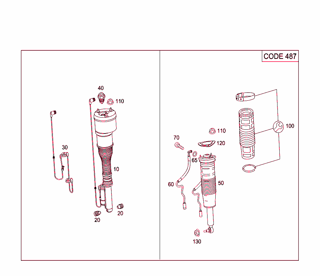 Spring Strut And Spring Strut Mounting Front