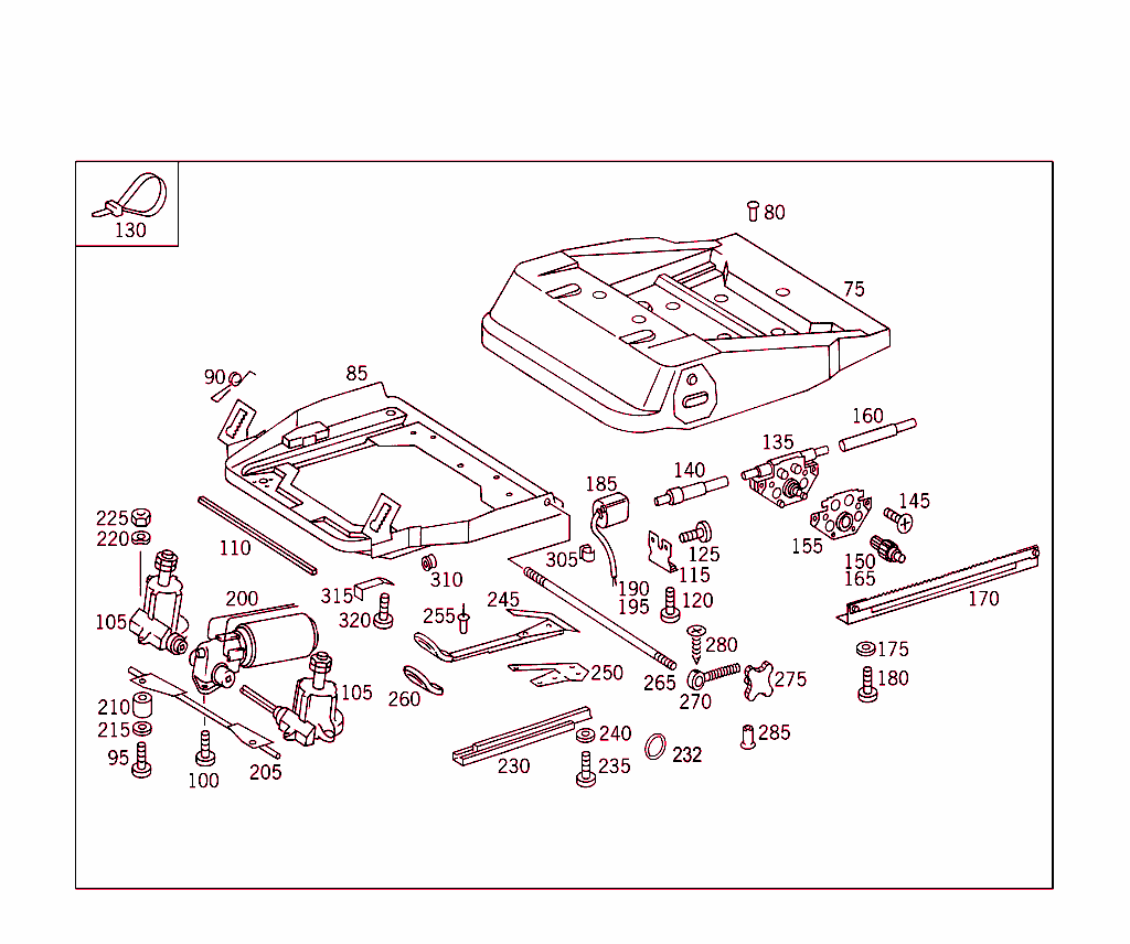 Front Seat,Luggage Net,And Headrest