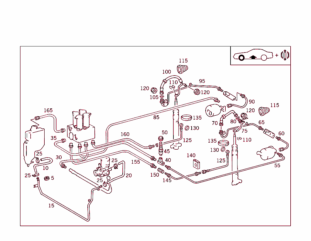 Front & Rear Line Arrangement In Case Of Self-Levelling Device