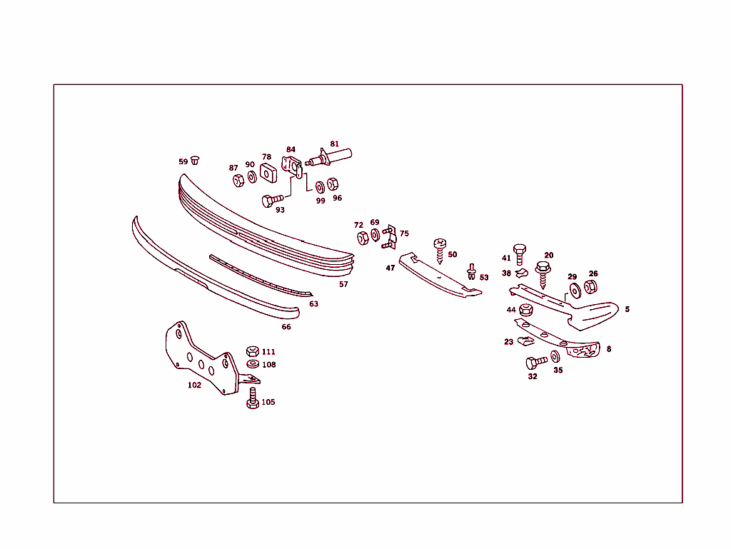 Parachoques delantero