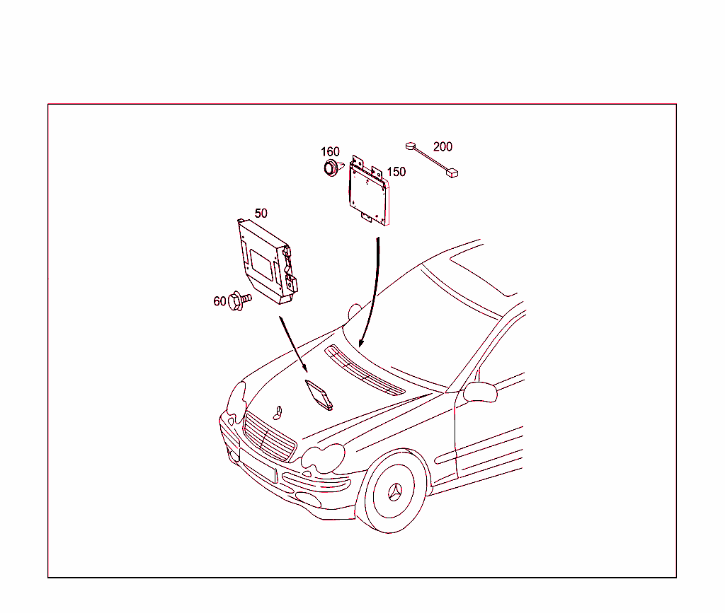 Electrical Compartment In Co-Driver`s Legroom