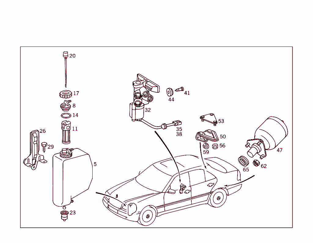 Oil Tank & Valves Of Self-Levellingdevice Hydraulic System, A S D