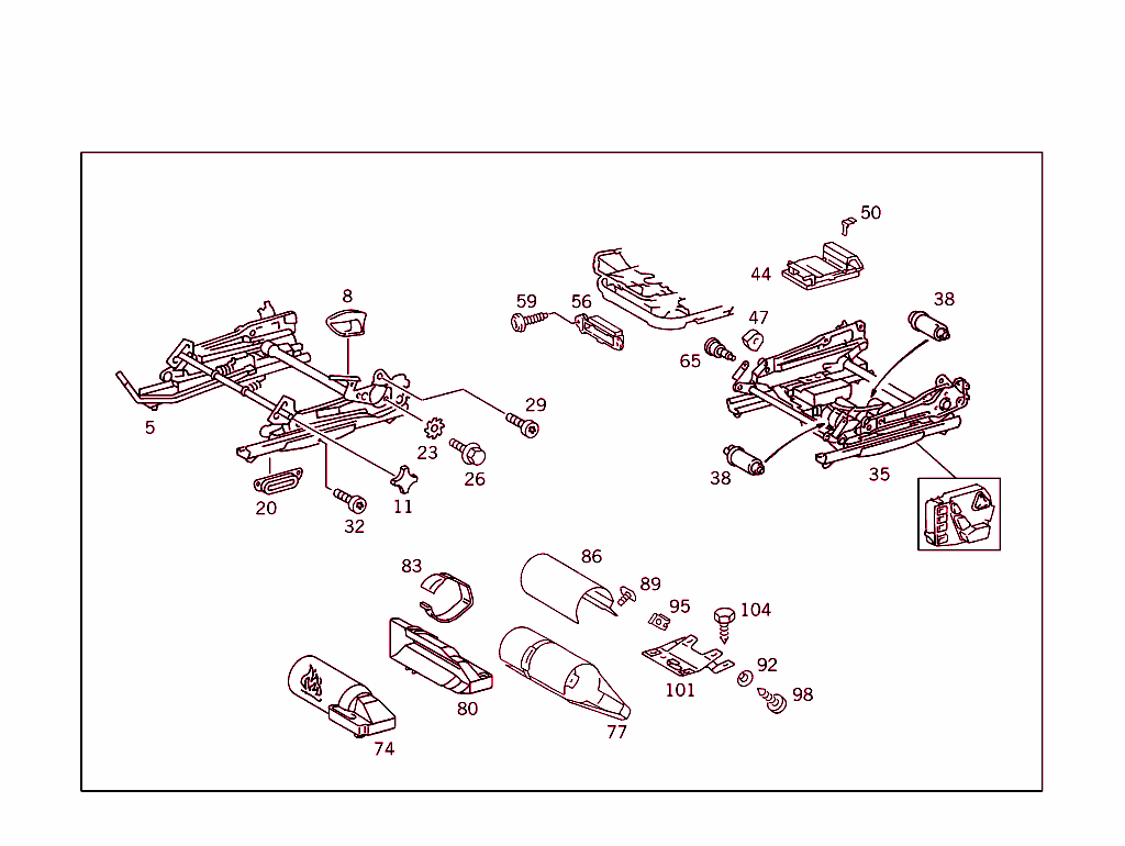 Seat Adjuster,Fire Extinguisher
