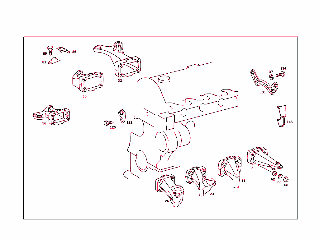 Engine Supports And Attachment Parts