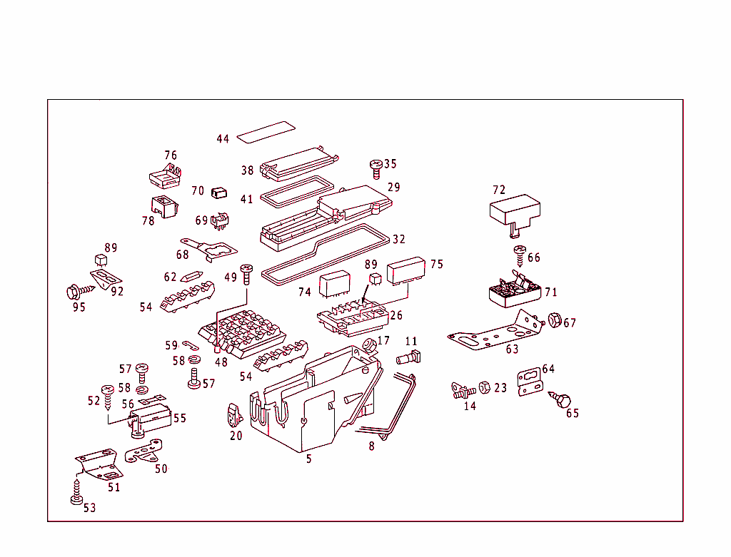 Fuse Cabinet,Fuse Box And Relay Unit