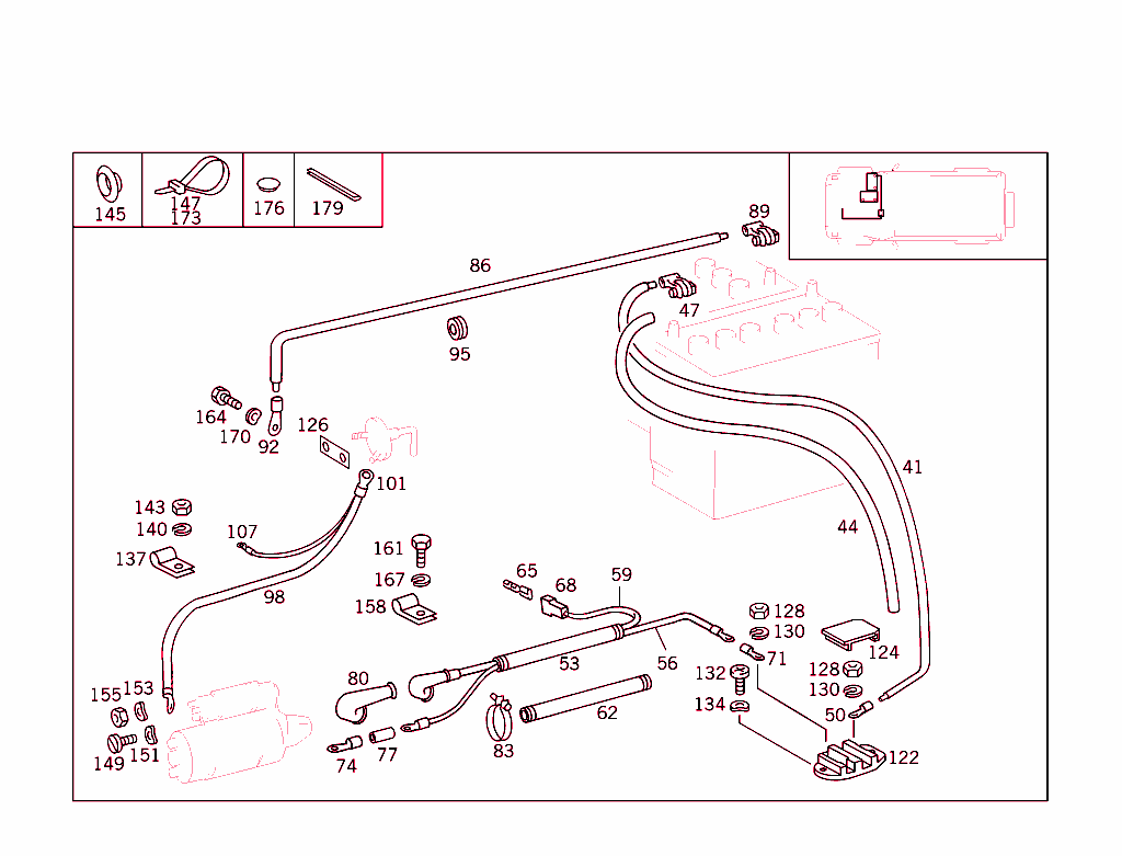 Battery,Starter/Alternator Cable