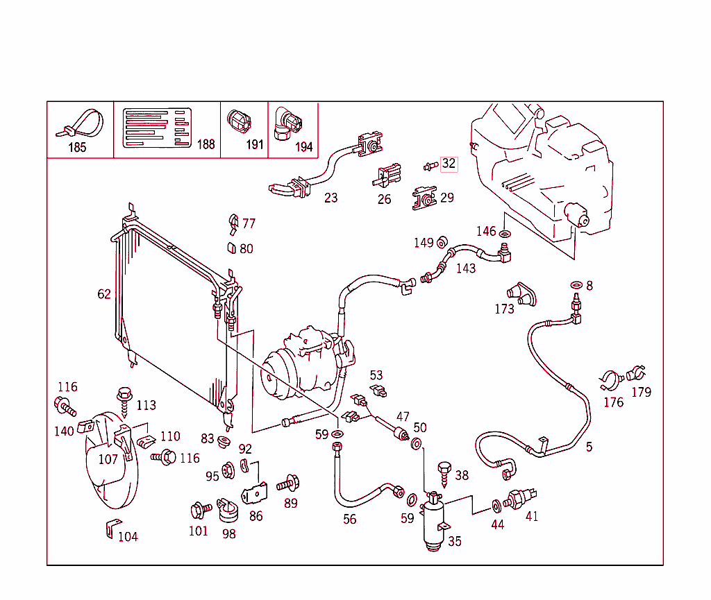Refrigerant Line Arrangement