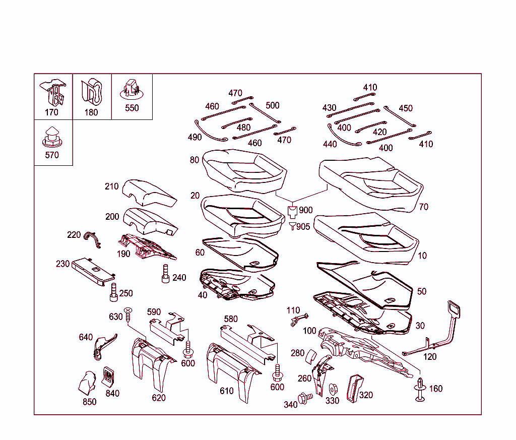 Rear Seat Cushion,Folding Rear Seat