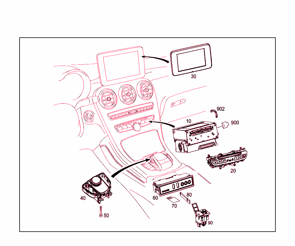 Radio, Operating And Display Unit