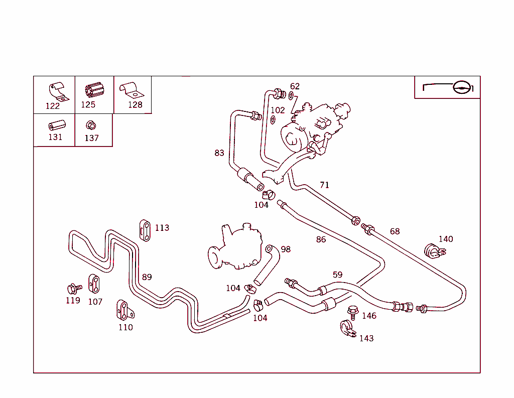 Steering Gear, Range Of Lines