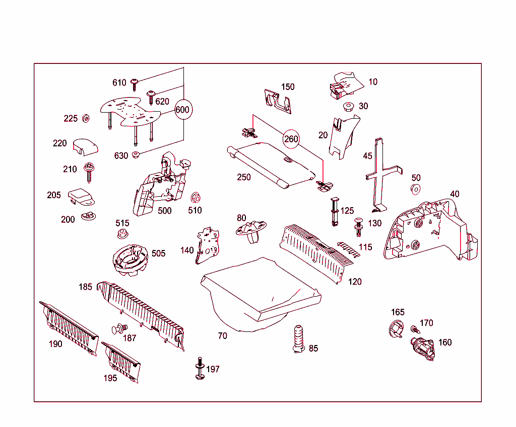 Luggage Compartment Covering