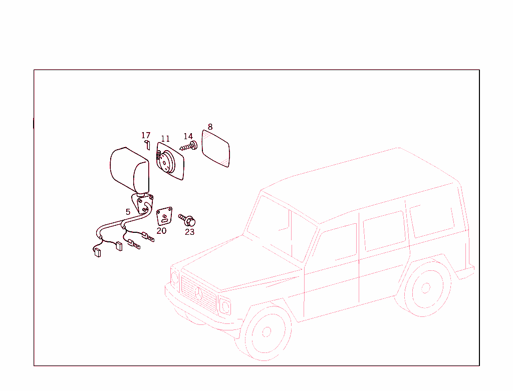 Outside Rearview Mirror