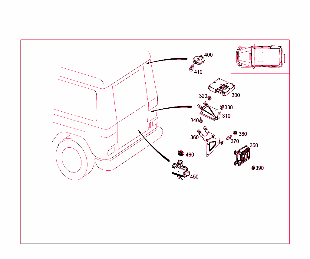 Control Modules And Relay In Trunk