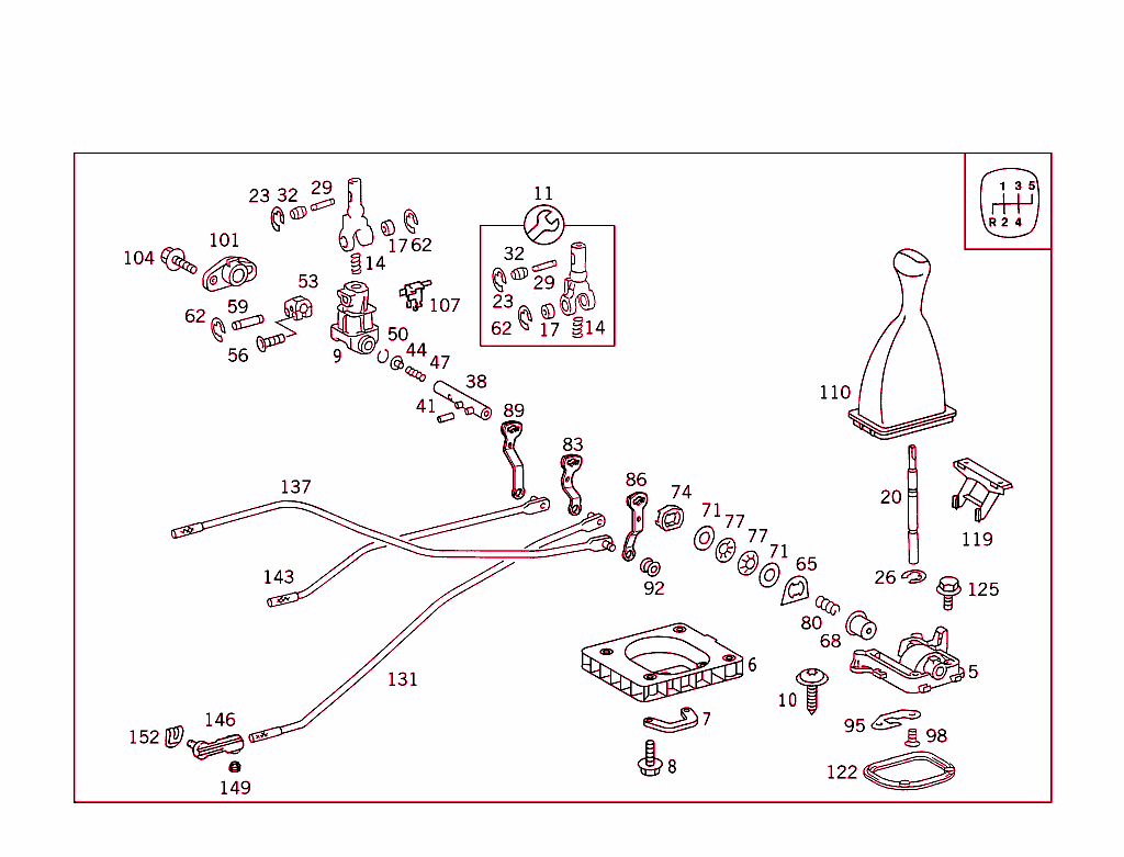 Floor Shift Used With Manual Fivespeed Transmission