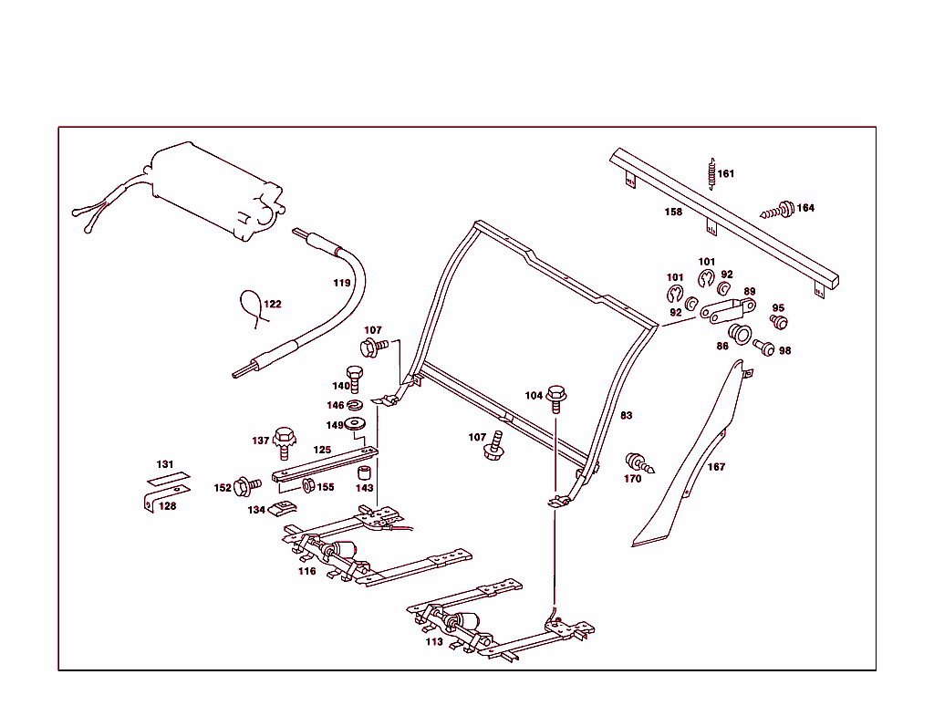 Rear Seat Cushion,Rear Backrest