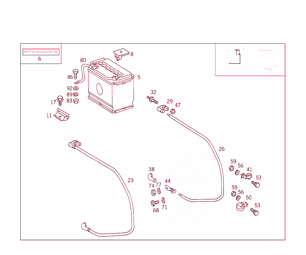 Battery,Starter/Alternator Cable