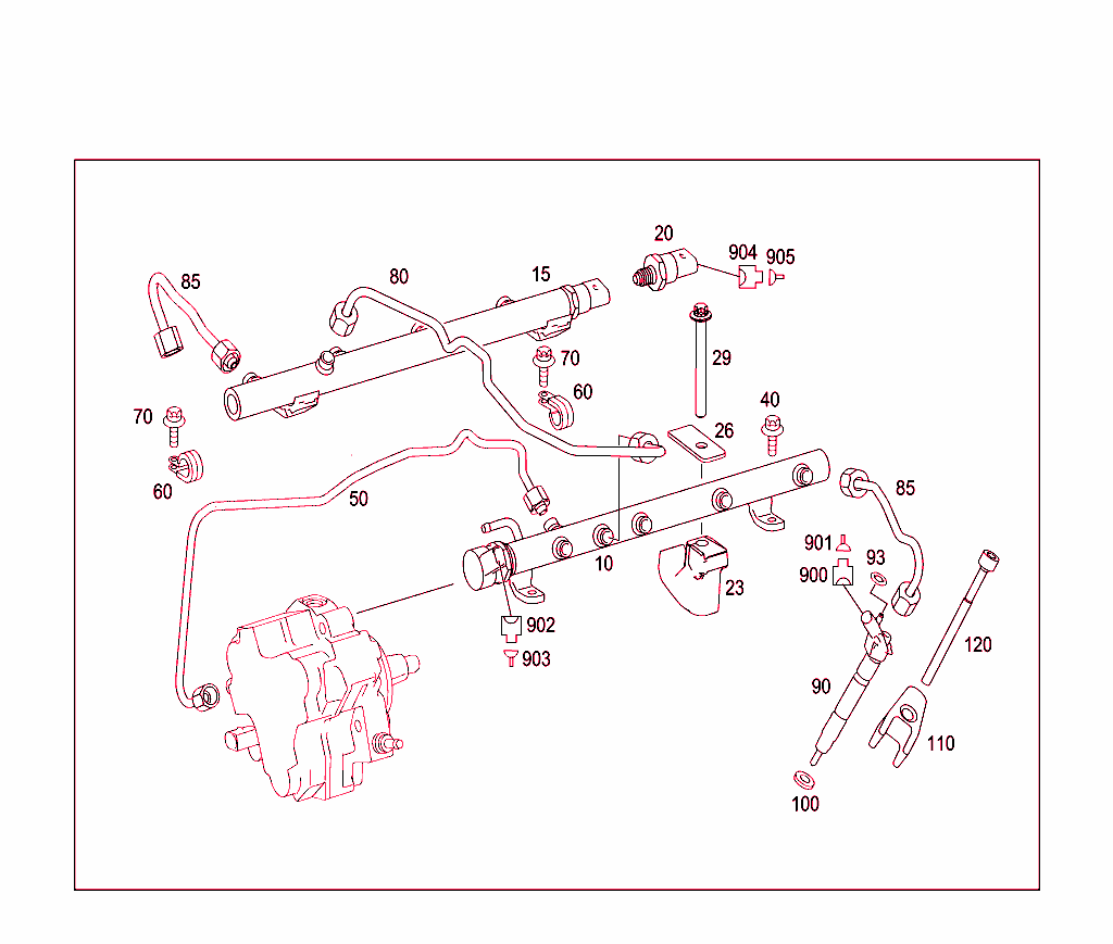 Nozzle Holder,Lines & Attachment Parts