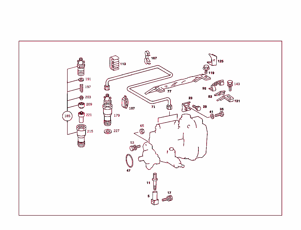 Nozzle Holder,Lines & Attachment Parts