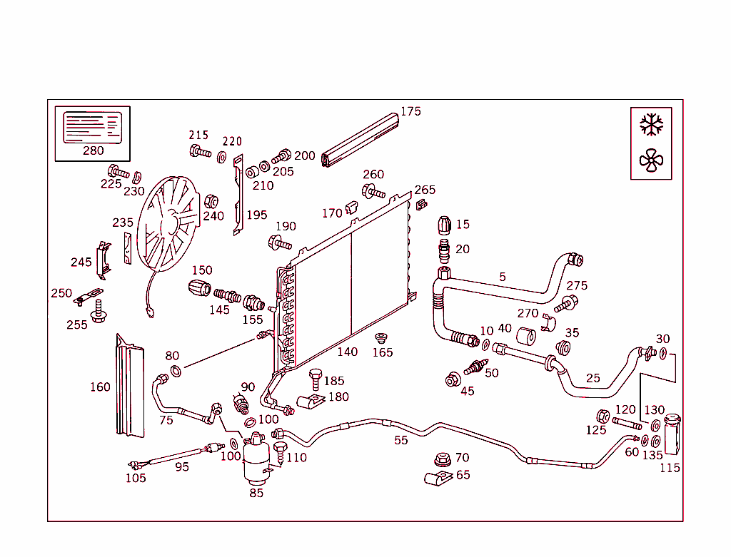 Refrigerant Line Arrangement