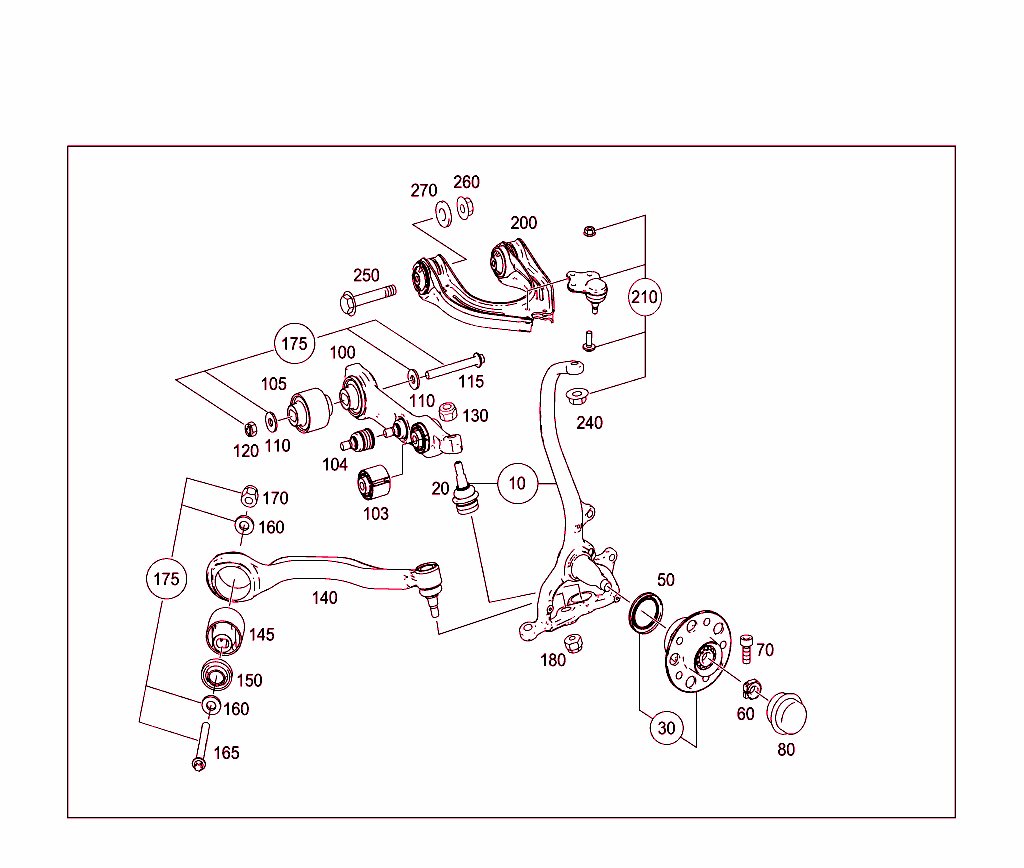Steering Knuckle And Control Arm