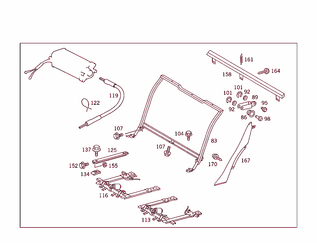 Rear Seat Cushion,Rear Backrest