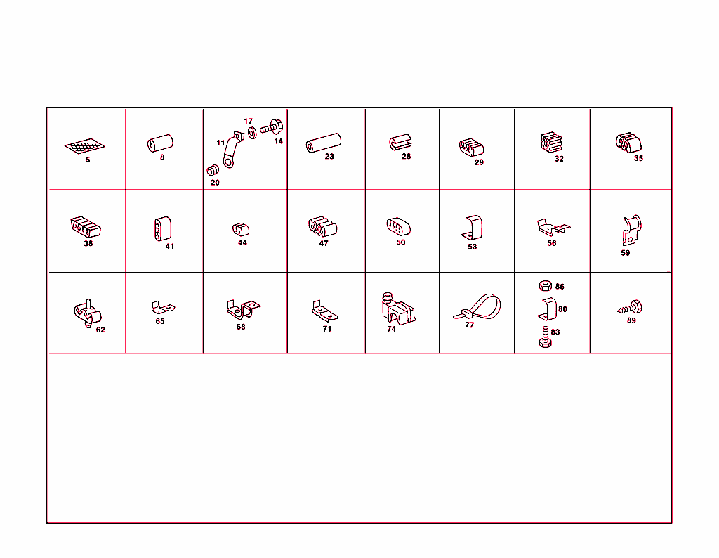 Hydraulic Line Mounting Parts