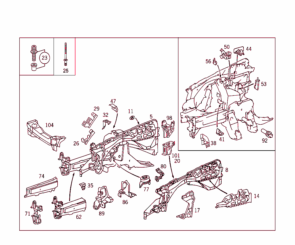Wheelhouse,Front Subframe