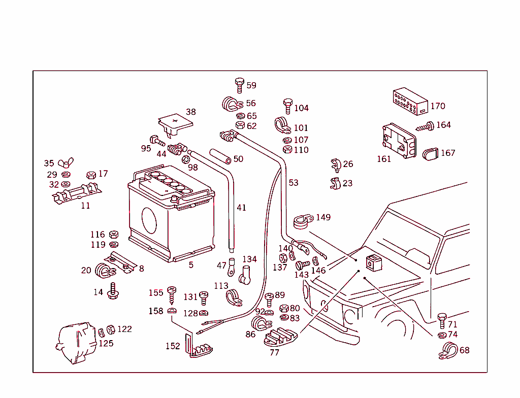 Battery,Starter/Alternator Cable