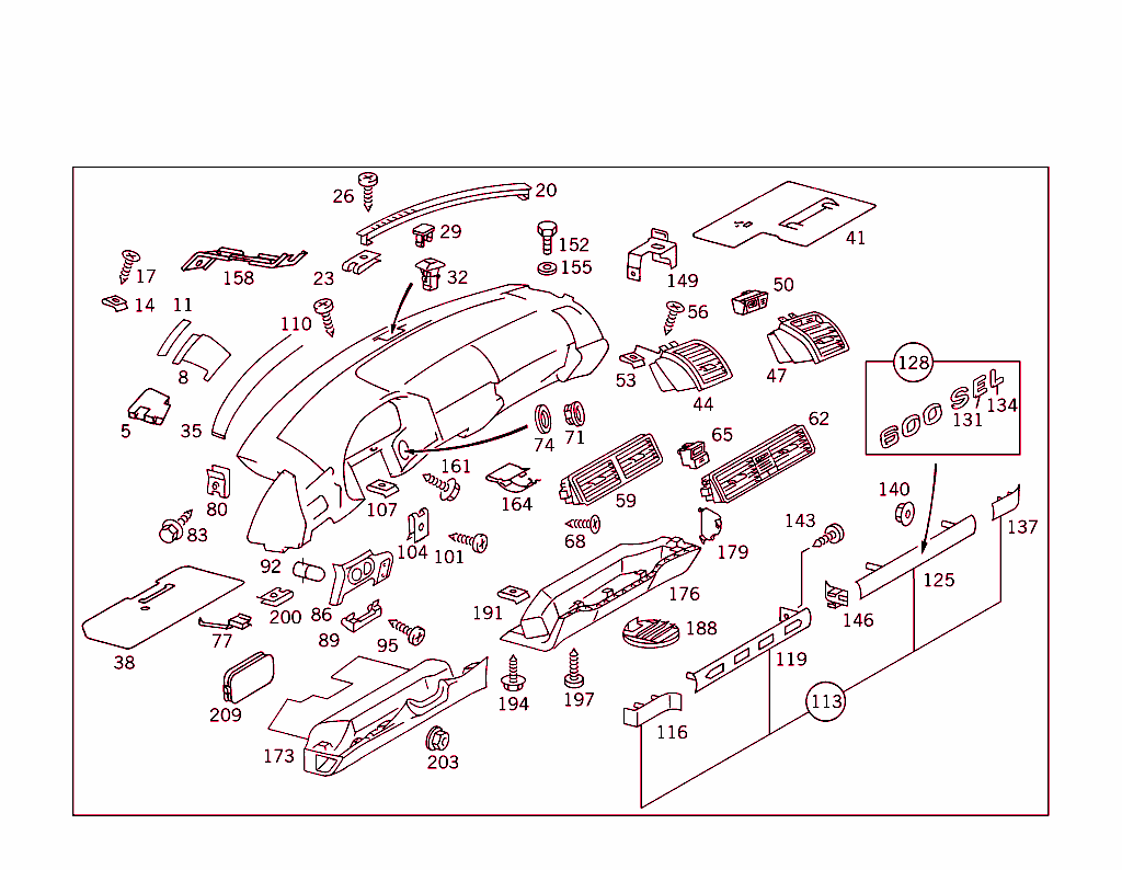 Detachable Components,Instrument Panel