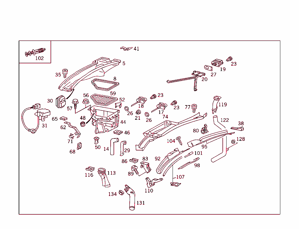 Water Baffle With Intake Shell