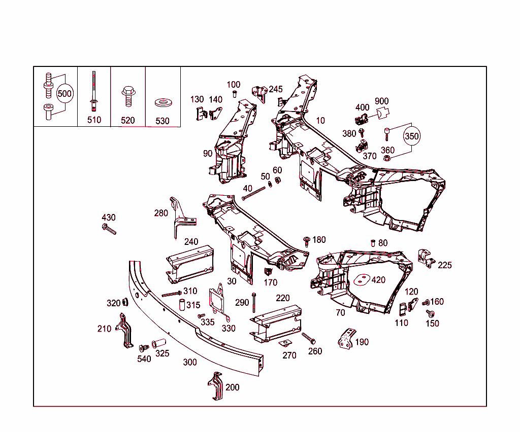 Front Stiffening And Radiator Support