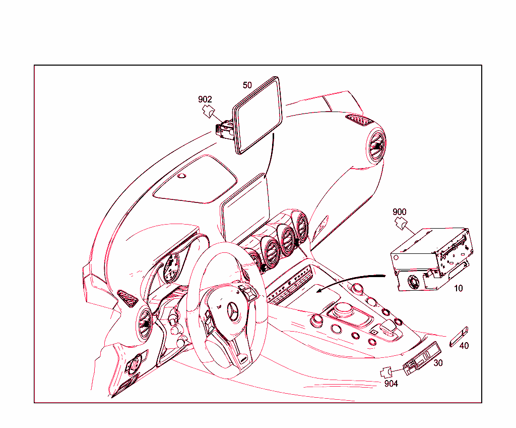 Radio, Operating And Display Unit
