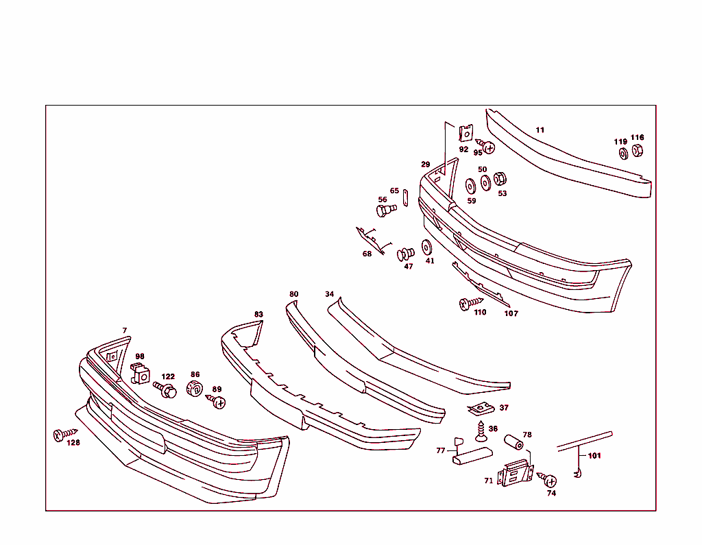Front Bumper, Evolution I