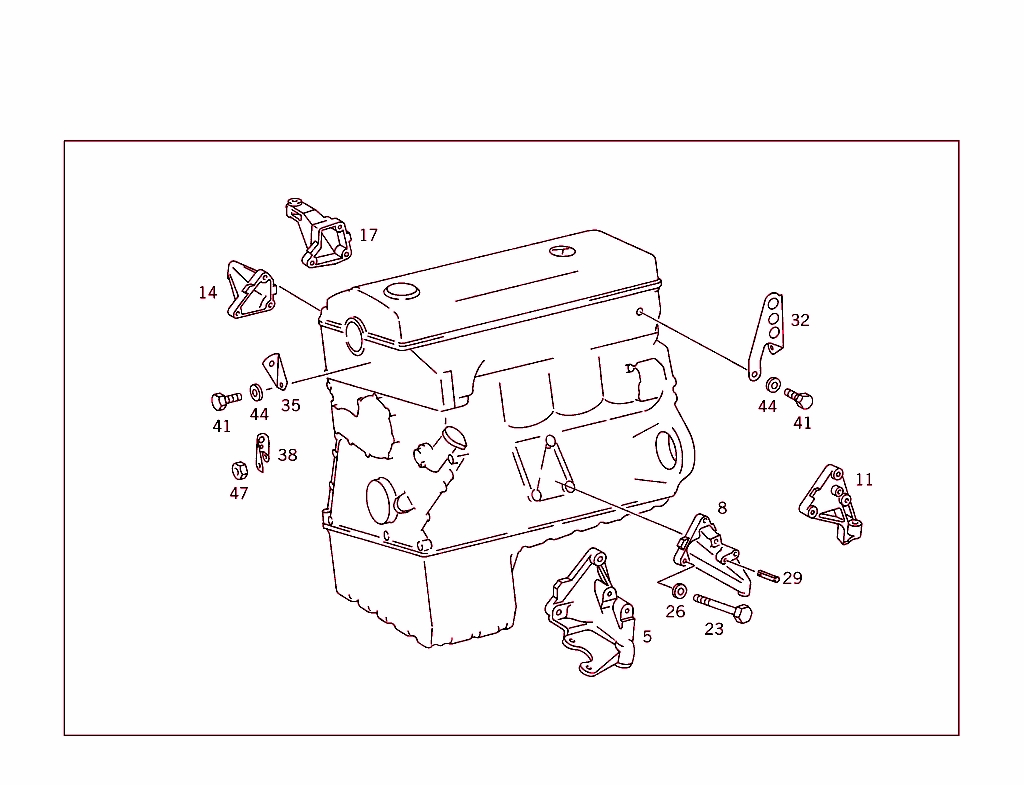 Engine Supports And Attachment Parts